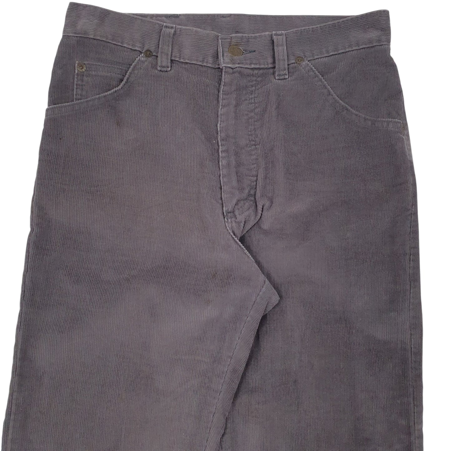 Mens Grey Lee  Corduroy Trousers