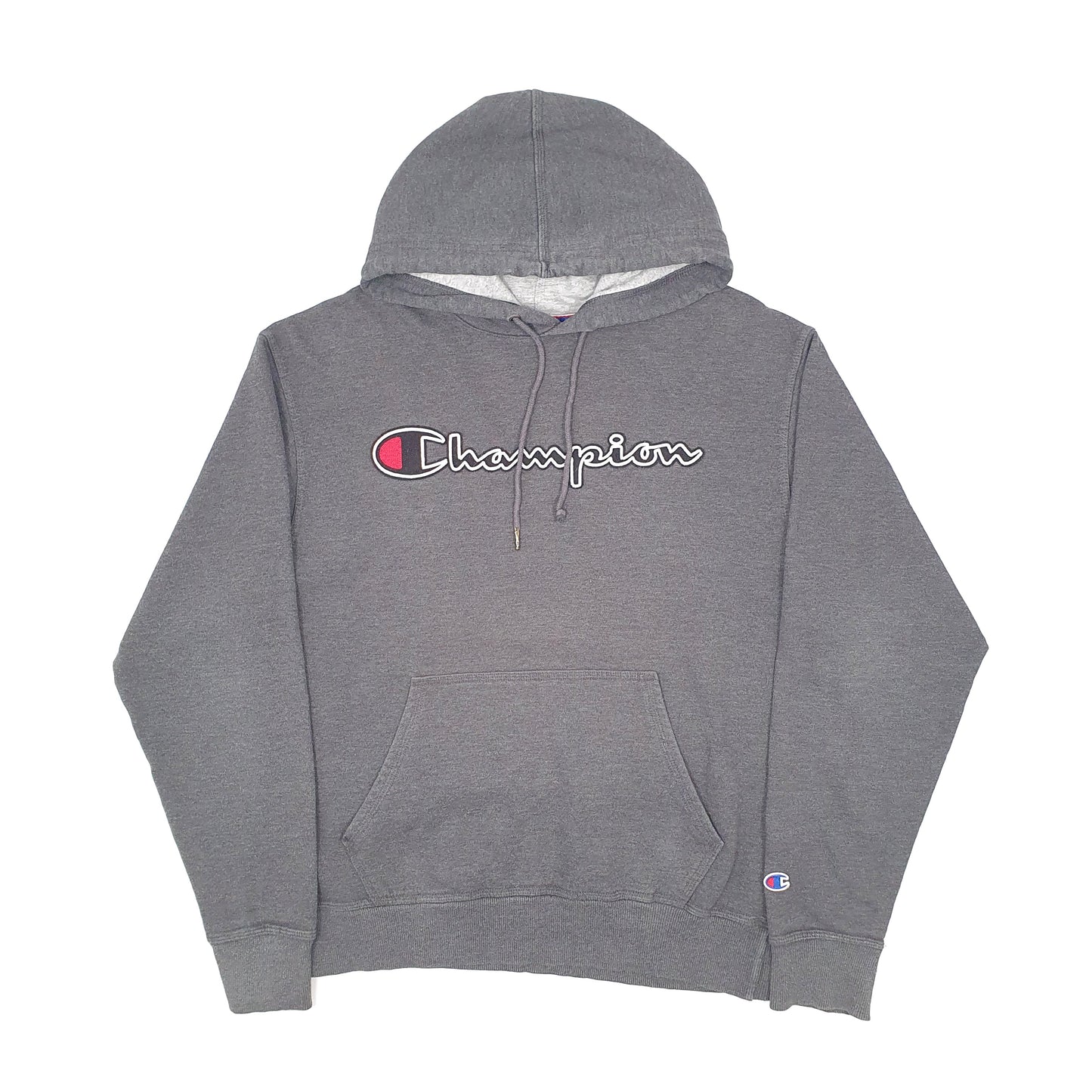 Mens Grey Champion  Hoodie Jumper