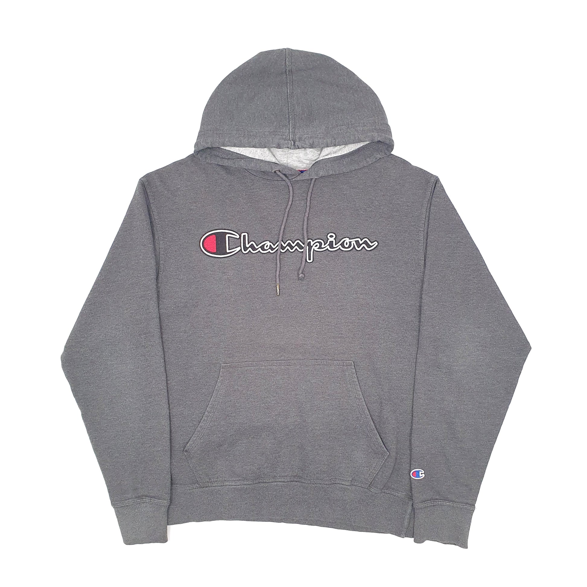 Mens Grey Champion  Hoodie Jumper
