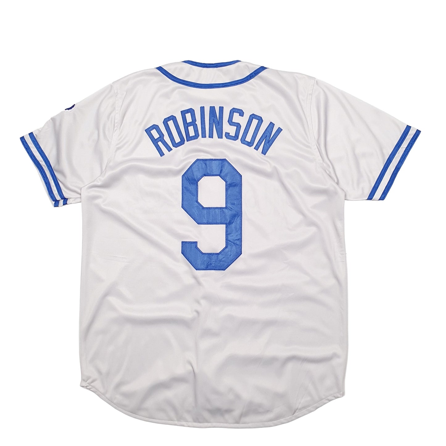 Mens Grey Unbranded MLB Baseball Jersey Montreal Royals Short Sleeve T Shirt