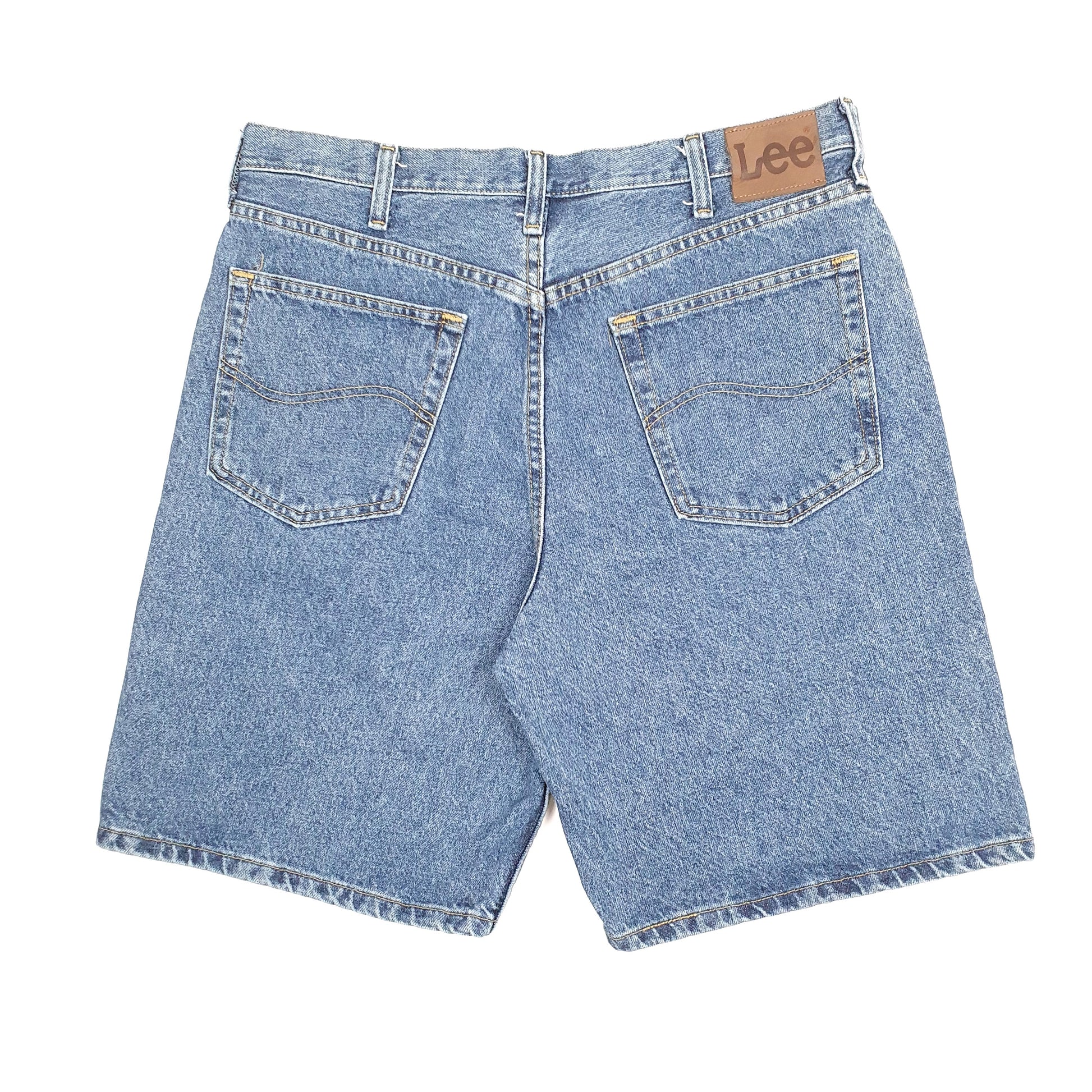 Mens Blue Lee Vintage 1990s Denim Shorts