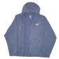 Mens Navy Nike Hoodie Full Zip Jumper