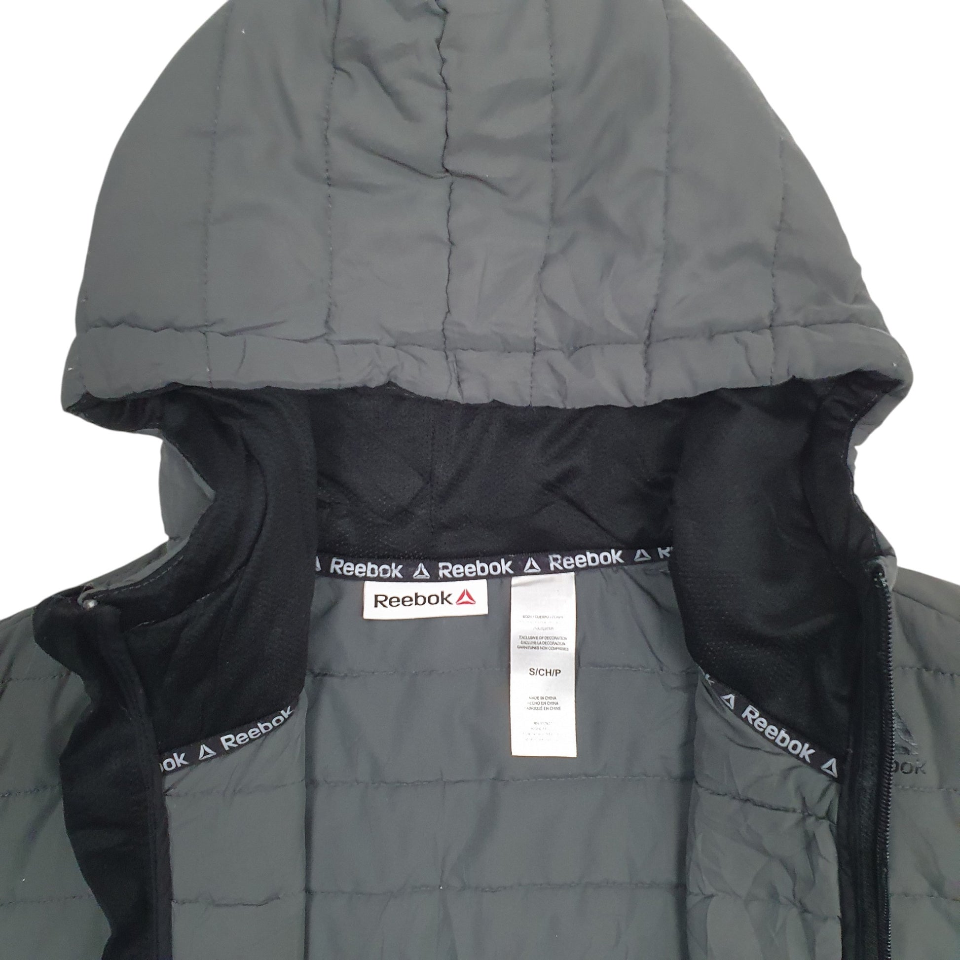 Mens Grey Reebok  Full Zip Jumper