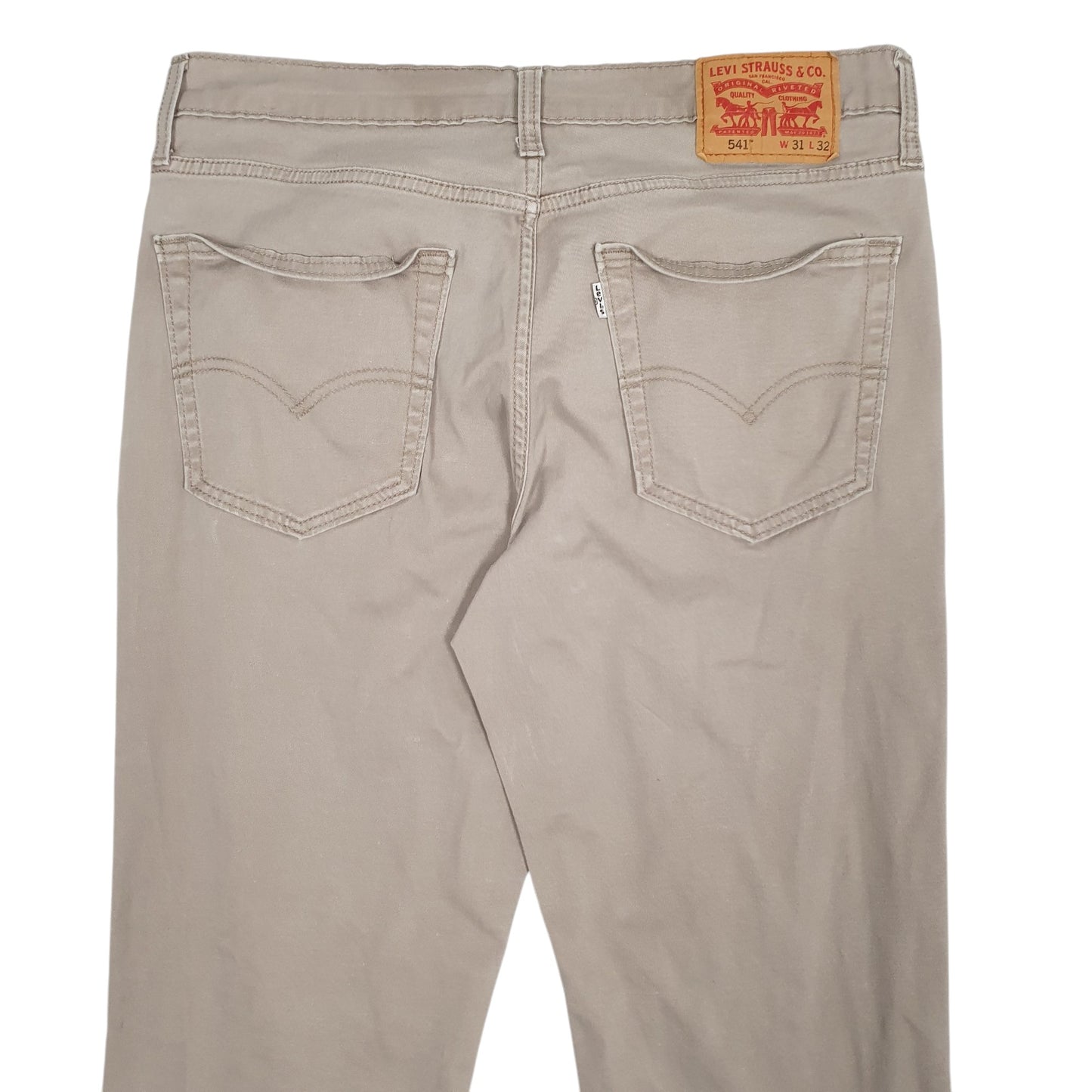 Mens Beige Levis 541 Chino Trousers