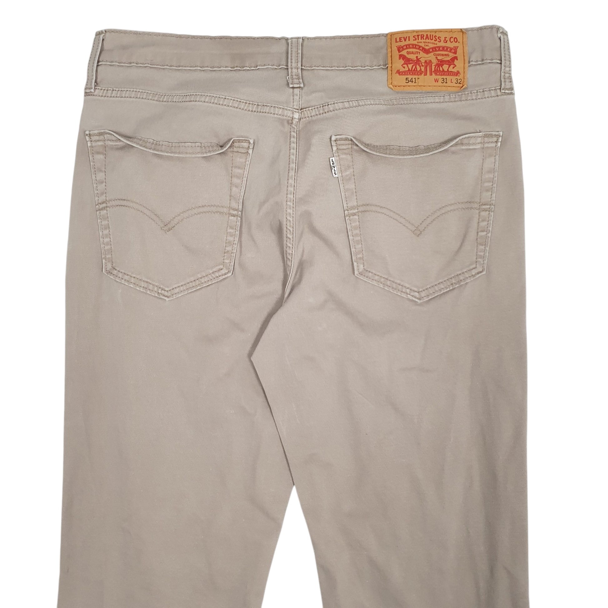 Mens Beige Levis 541 Chino Trousers