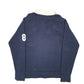 Mens Navy Tommy Hilfiger Knit Rugby V Neck Jumper