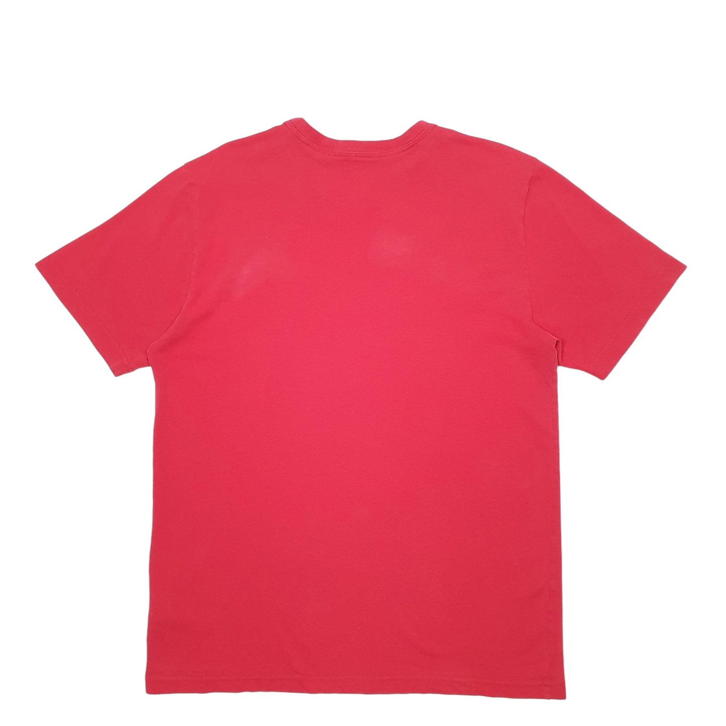 Mens Red Nike Dri-Fit Running Short Sleeve T Shirt