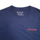 Mens Navy Columbia Sportswear  Short Sleeve T Shirt