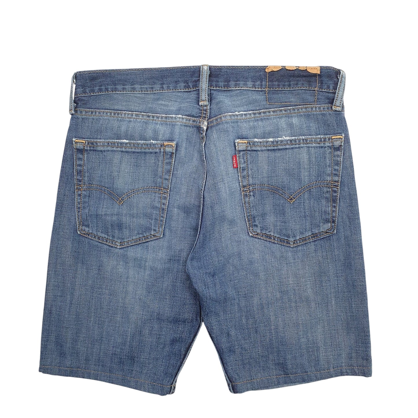 Womens Blue Levis  Denim Shorts