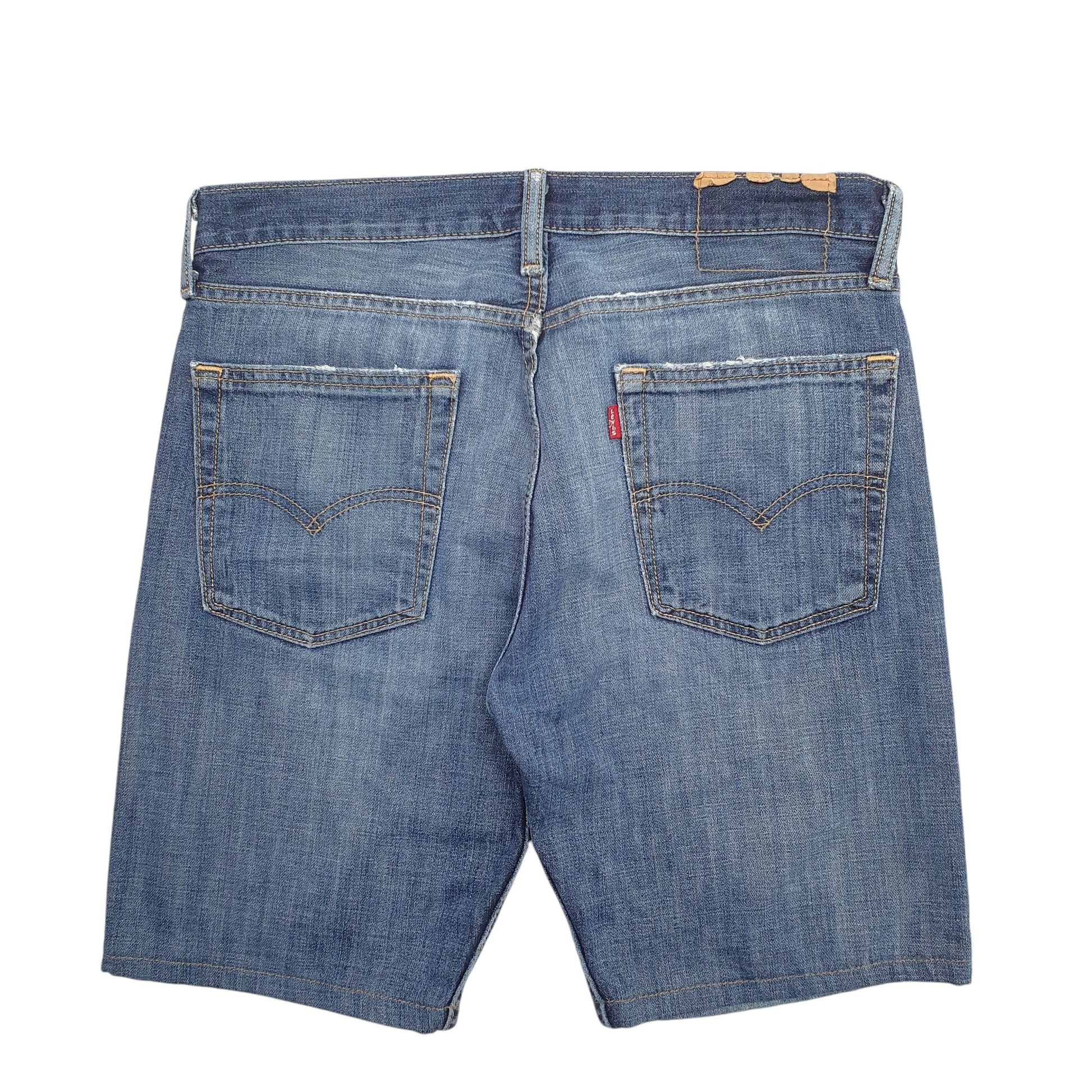 Womens Blue Levis  Denim Shorts