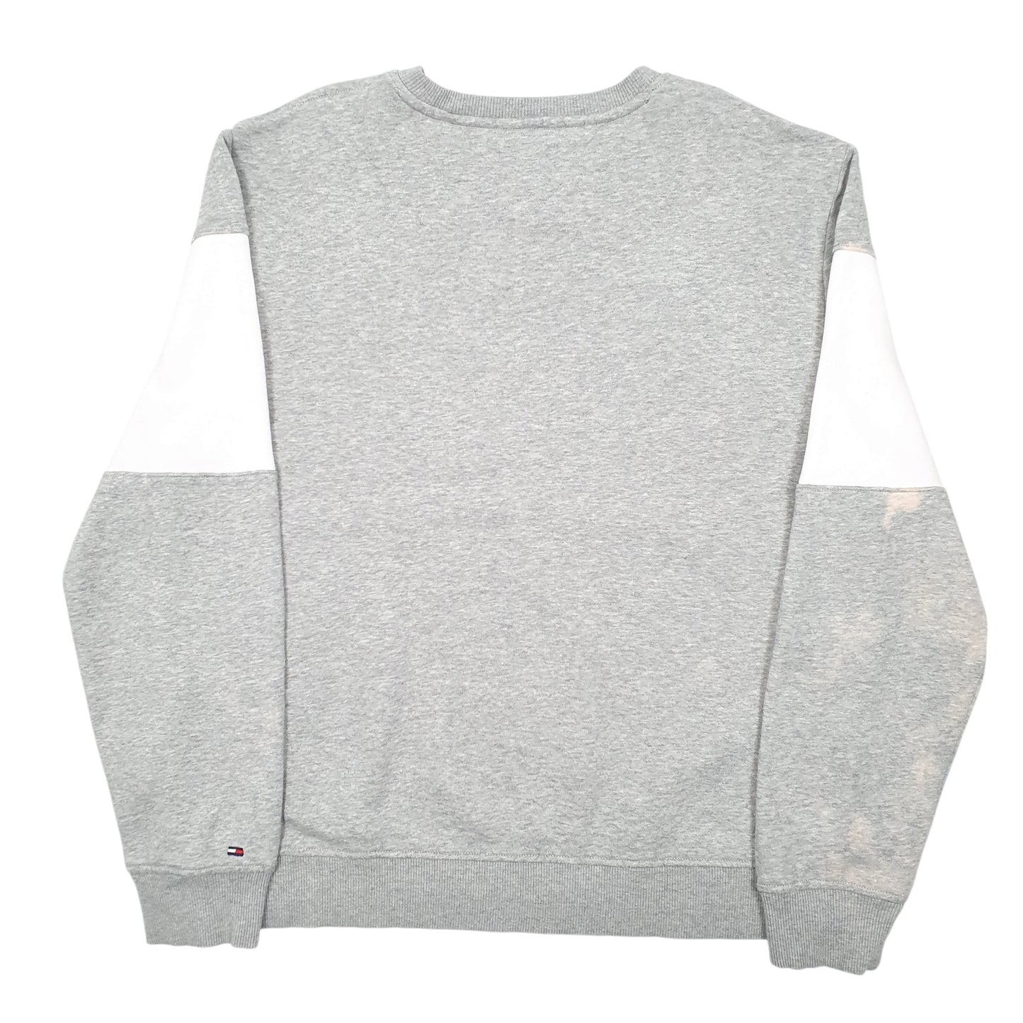 Mens Grey Tommy Hilfiger Spellout Crewneck Jumper