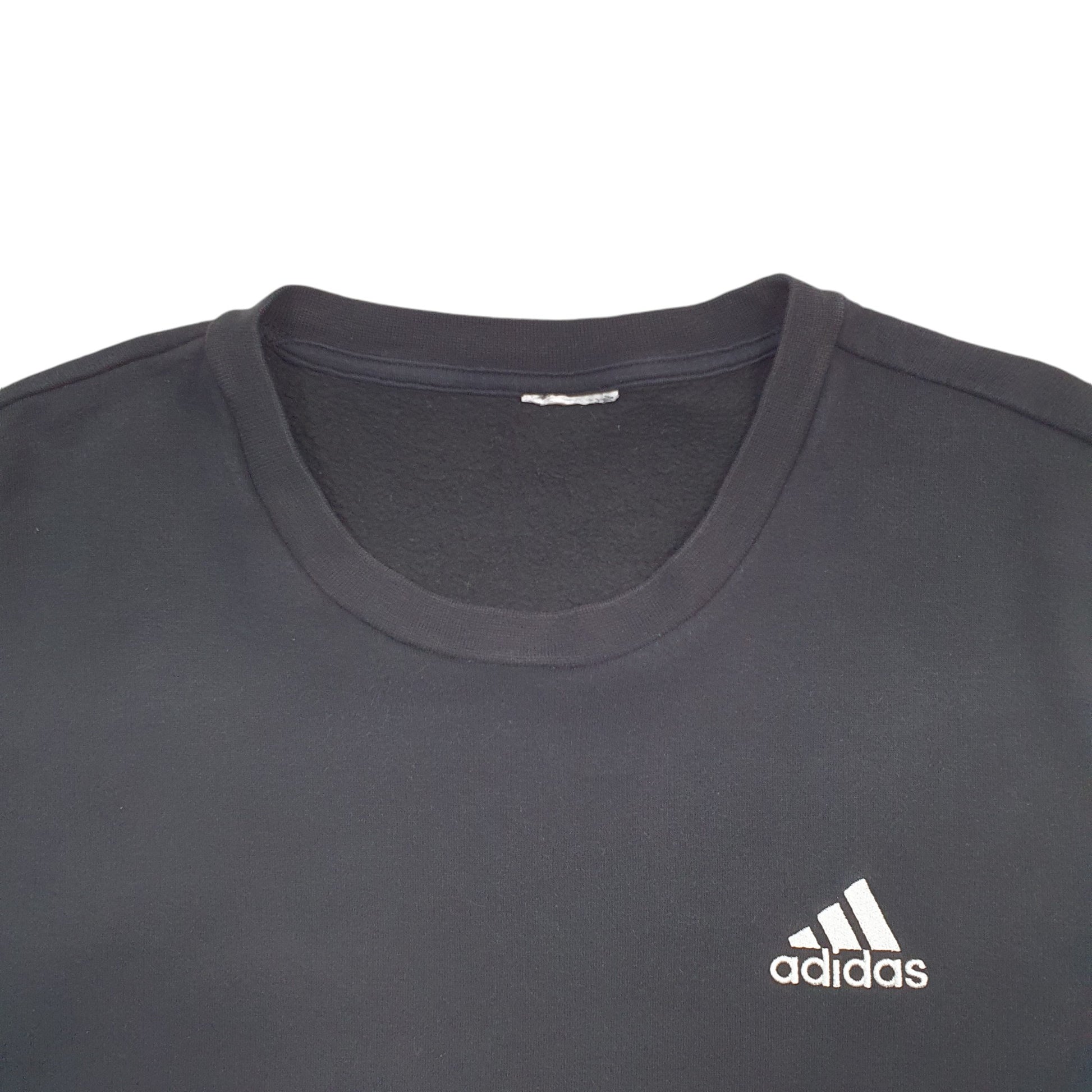 Mens Black Adidas  Crewneck Jumper