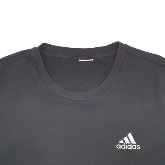 Mens Black Adidas  Crewneck Jumper