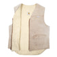 Mens Tan Carhartt Vintage Workwear Vest Sherpa Lined Union Made In USA Full Zip Coat