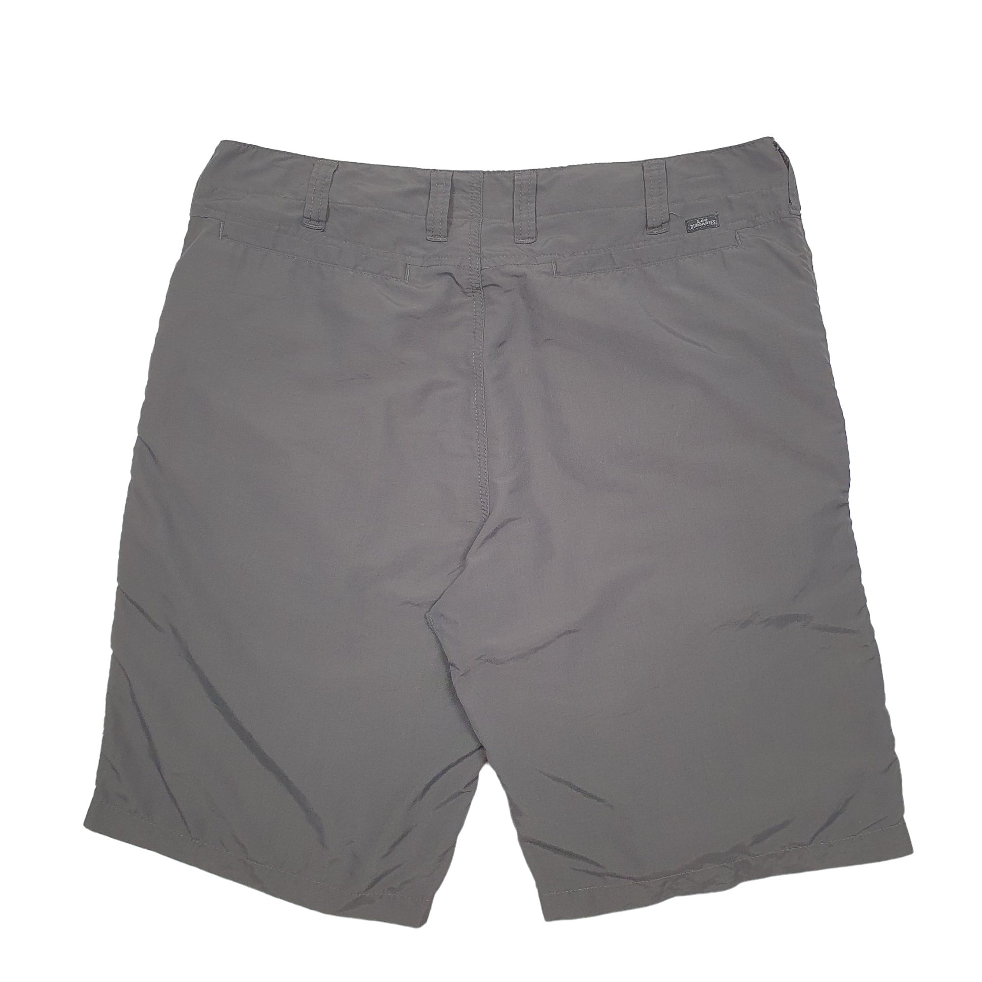 Mens Grey Lee Nylon Swim Trunks Shorts