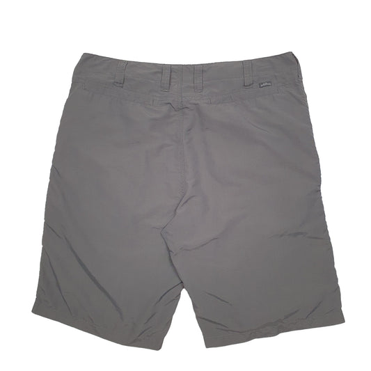 Mens Grey Lee Nylon Swim Trunks Shorts