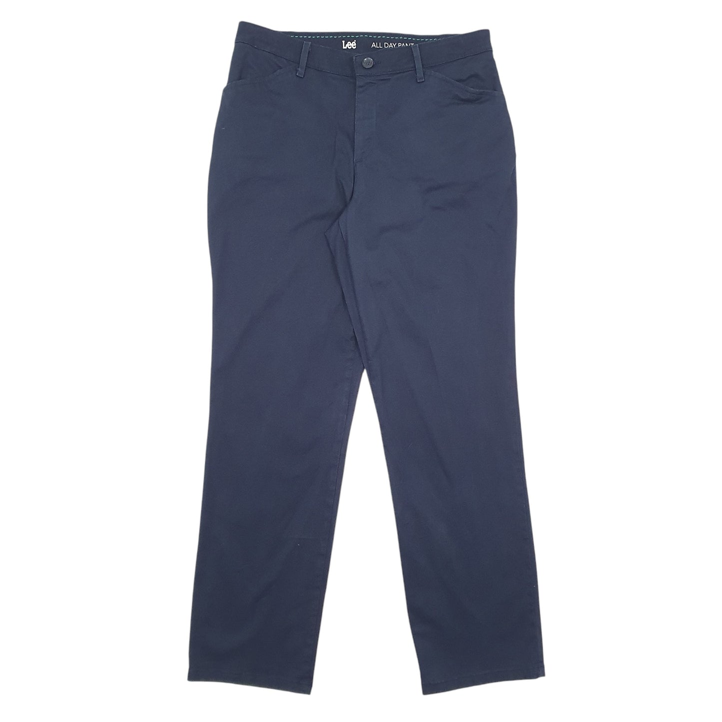 Womens Navy Lee  Chino Trousers