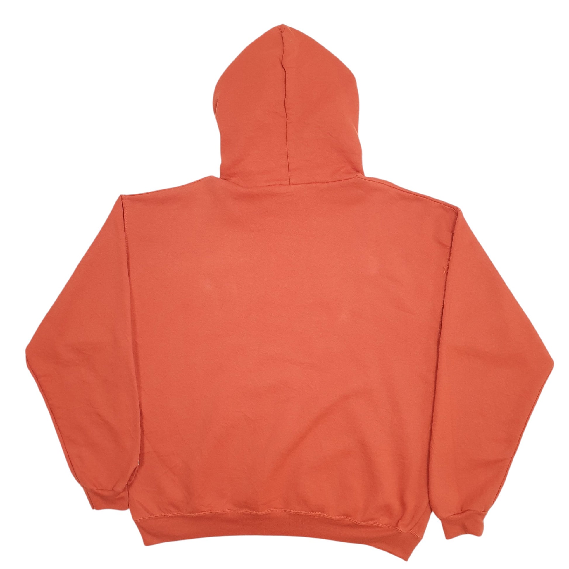 Mens Orange Champion CSU USA College University Spellout Hoodie Jumper