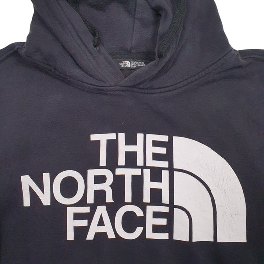 Mens Black The North Face Spellout Hoodie Jumper