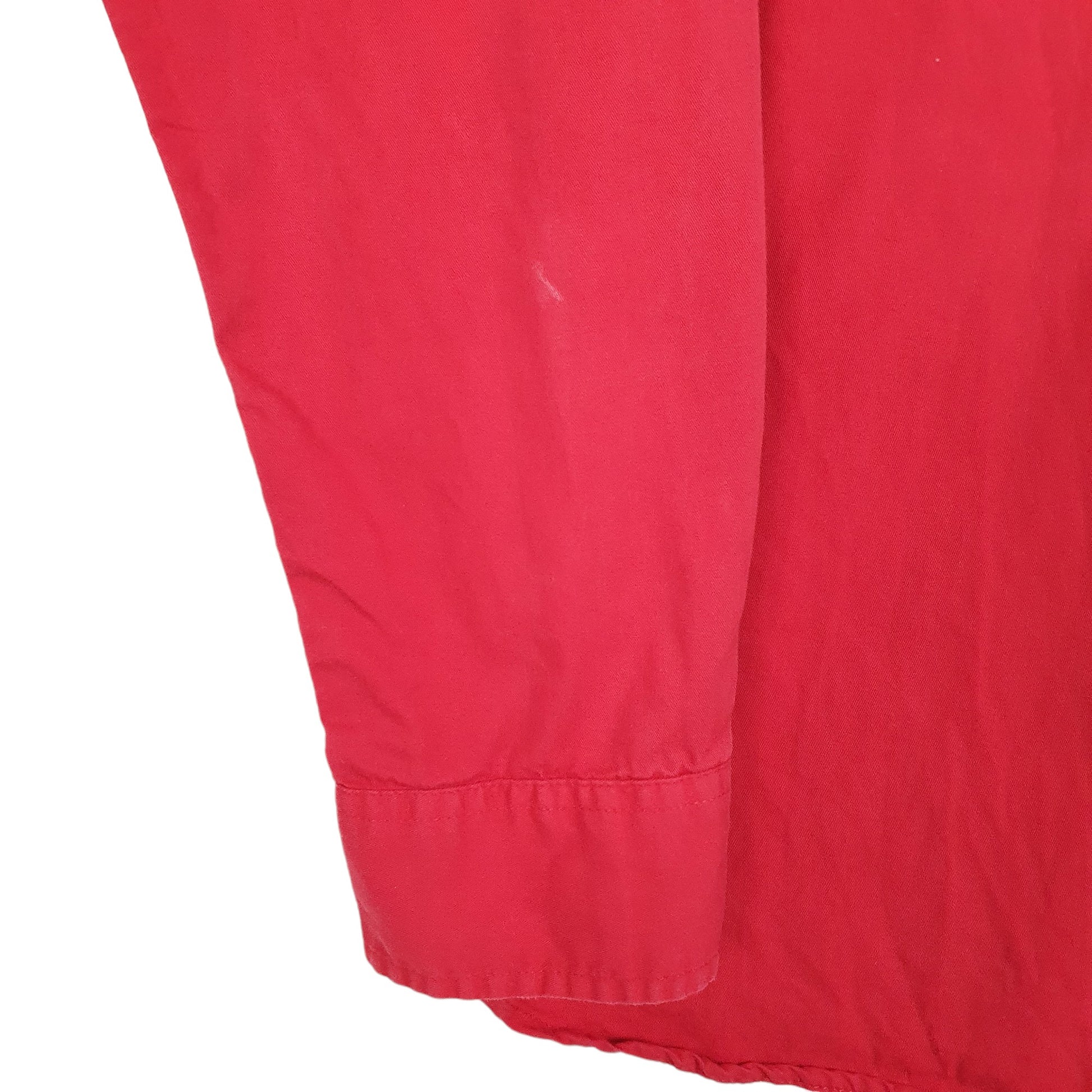 Mens Red Tommy Hilfiger  Long Sleeve Shirt