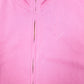 Womens Pink LAT Sleeveless Vest Sweatshirt Sweater Full Zip Jumper