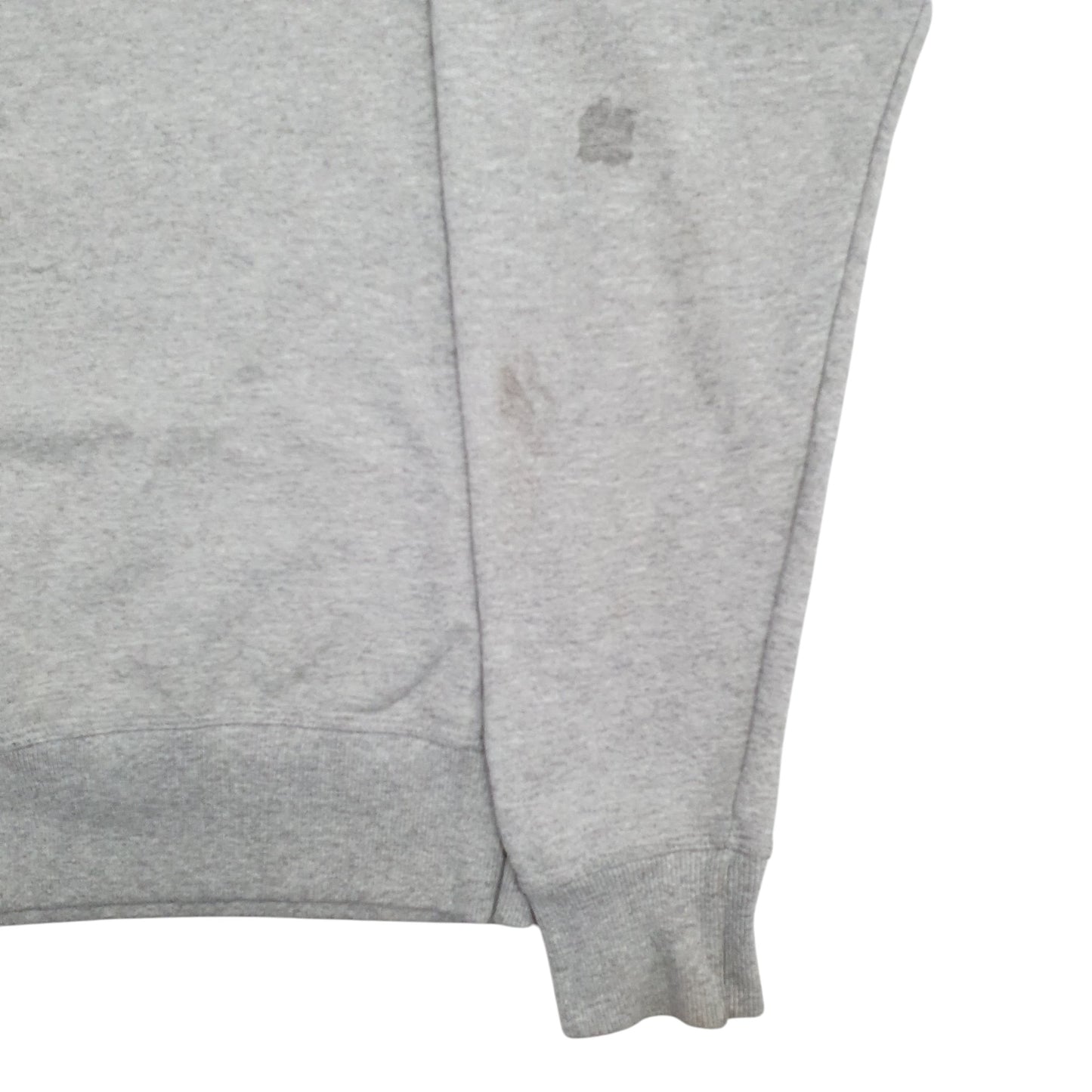 Mens Grey Champion Spellout Crewneck Jumper