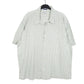 Mens White Old Navy Floral Flowers Short Sleeve Shirt
