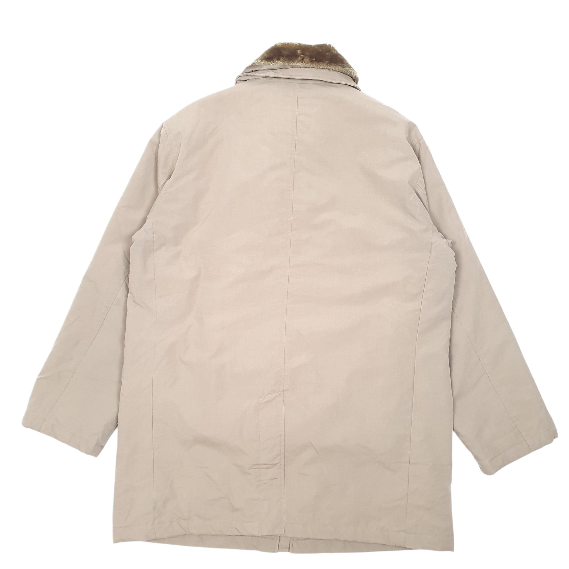 Mens Beige Niama Basic With Removable Winter Liner  Coat
