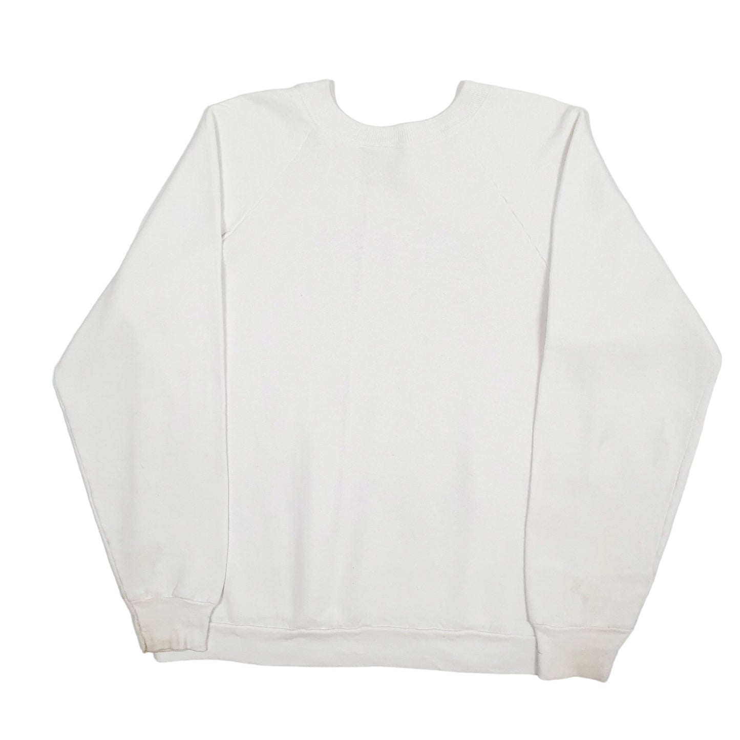 Mens White Fruit of the Loom Vintage 1988 80s Superbowl Cincinnati Bengals Crewneck Jumper