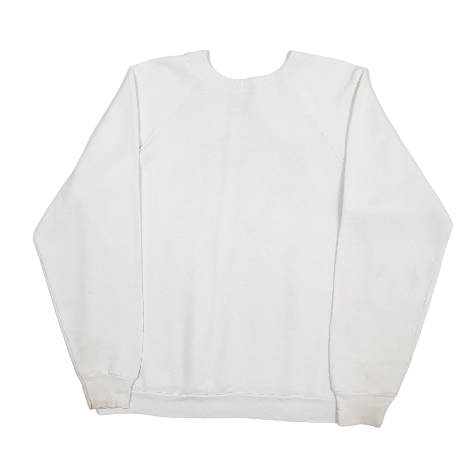 Mens White Fruit of the Loom Vintage 1988 80s Superbowl Cincinnati Bengals Crewneck Jumper