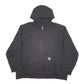 Mens Black Carhartt Workwear Full Zip Jumper