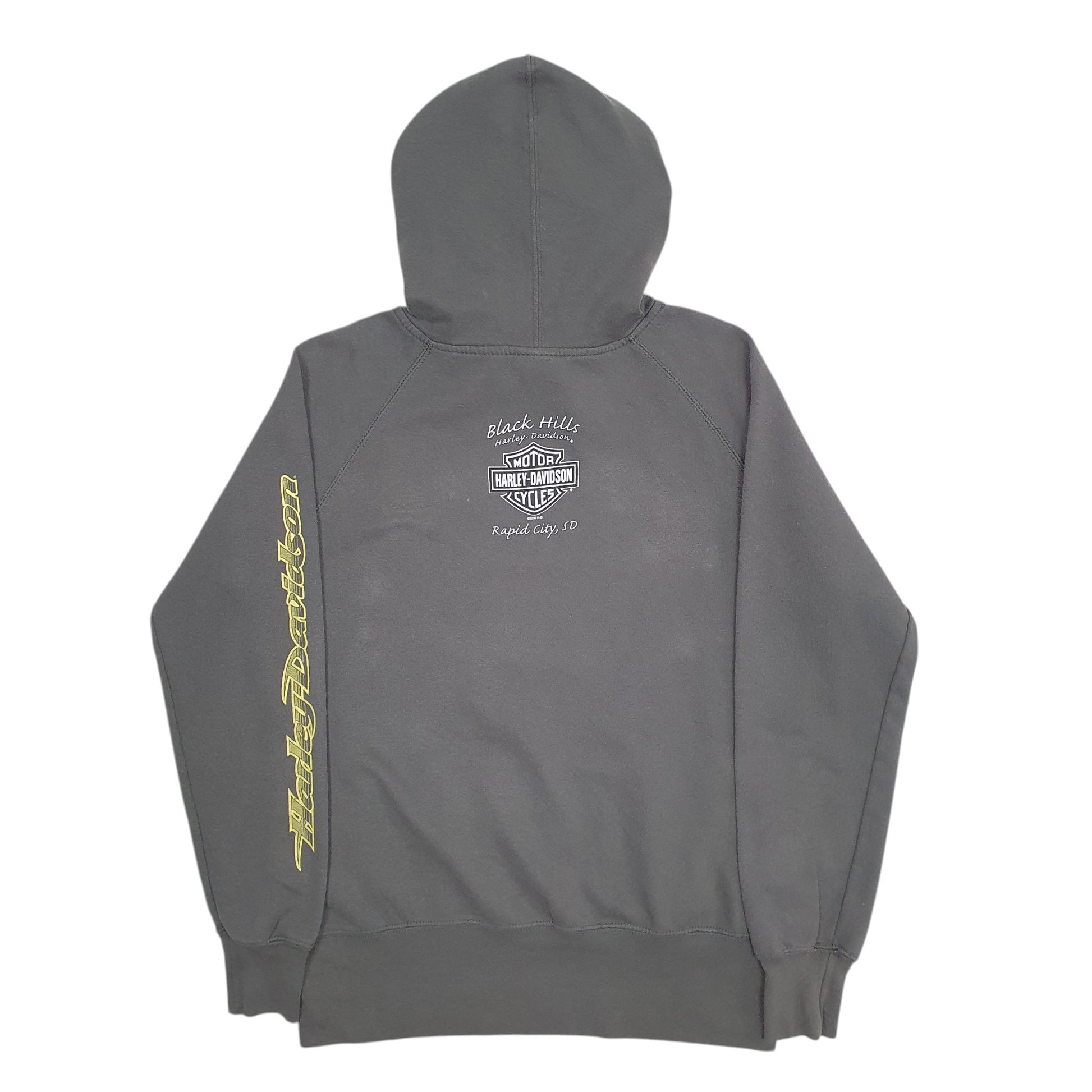 Womens Grey Harley Davidson Harley Davidson Motorcycles Black Hills Rapid City Hoodie Jumper