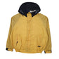 Mens Yellow Nautica Competition Vintage 90s Crewneck Coat
