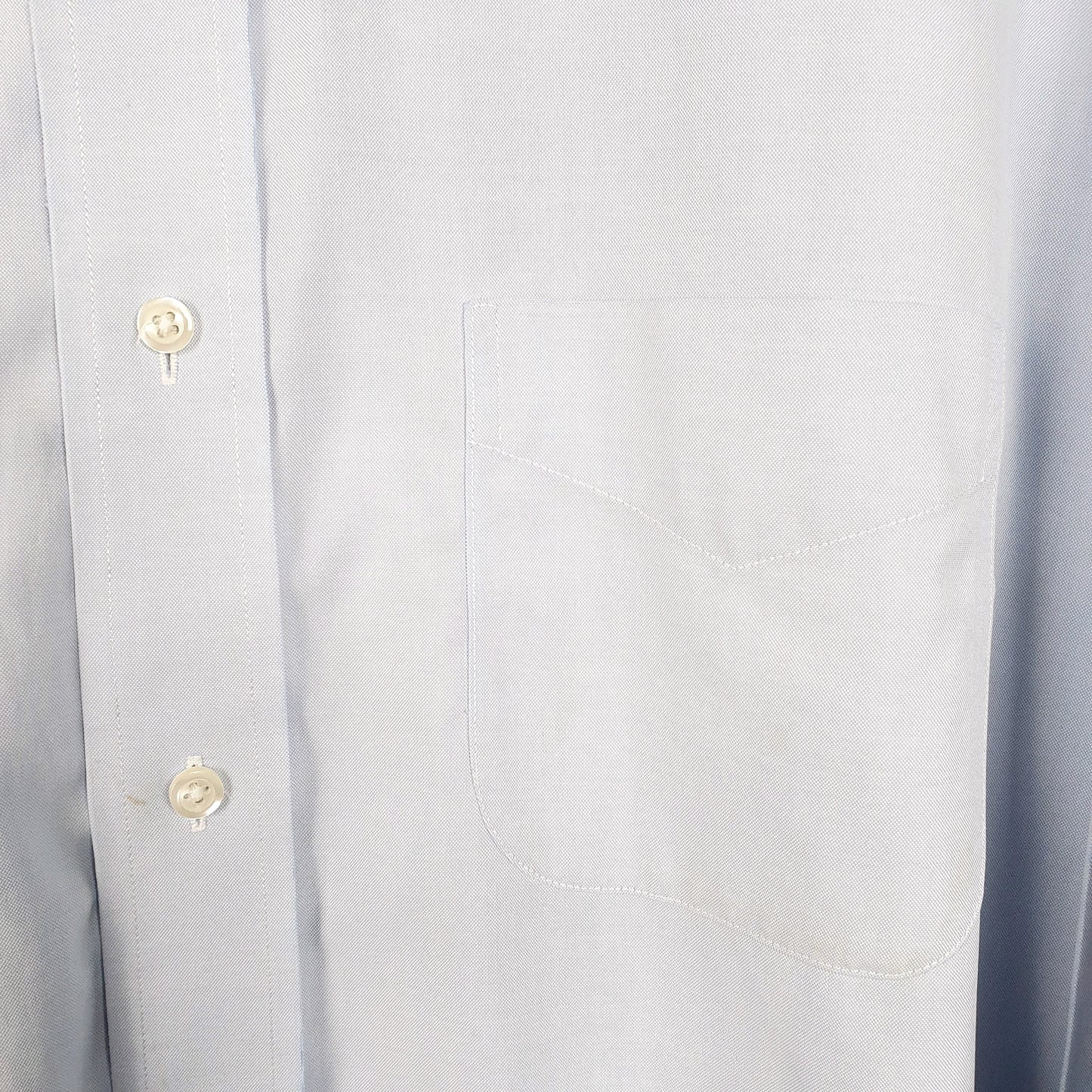 Mens Blue Brooks Brothers Traditional Long Sleeve Shirt