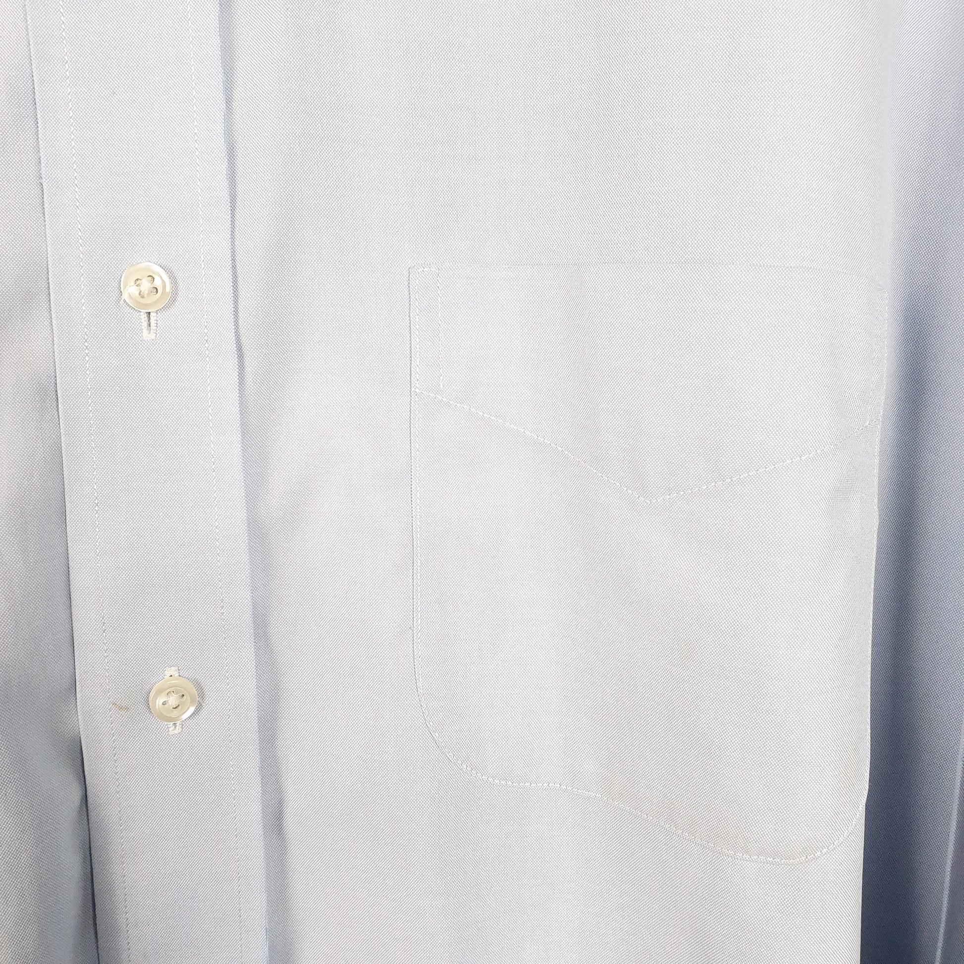 Mens Blue Brooks Brothers Traditional Long Sleeve Shirt