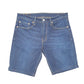 Mens Blue Levis Denim Jeans Jorts 511 Slim Denim Shorts