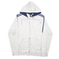 Mens Grey Adidas Hoodie Full Zip Jumper