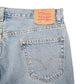 Mens Blue Levis Denim Jeans Jorts 505 Regular Denim Shorts