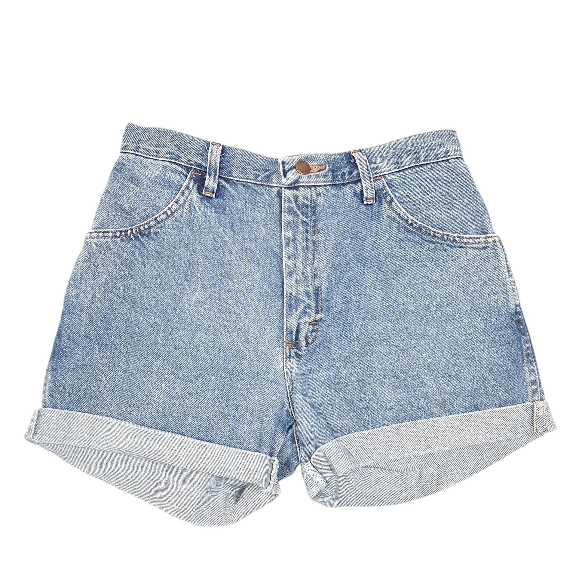 Womens Blue Rustler Altered Hot Pants Jorts Jean Denim Shorts