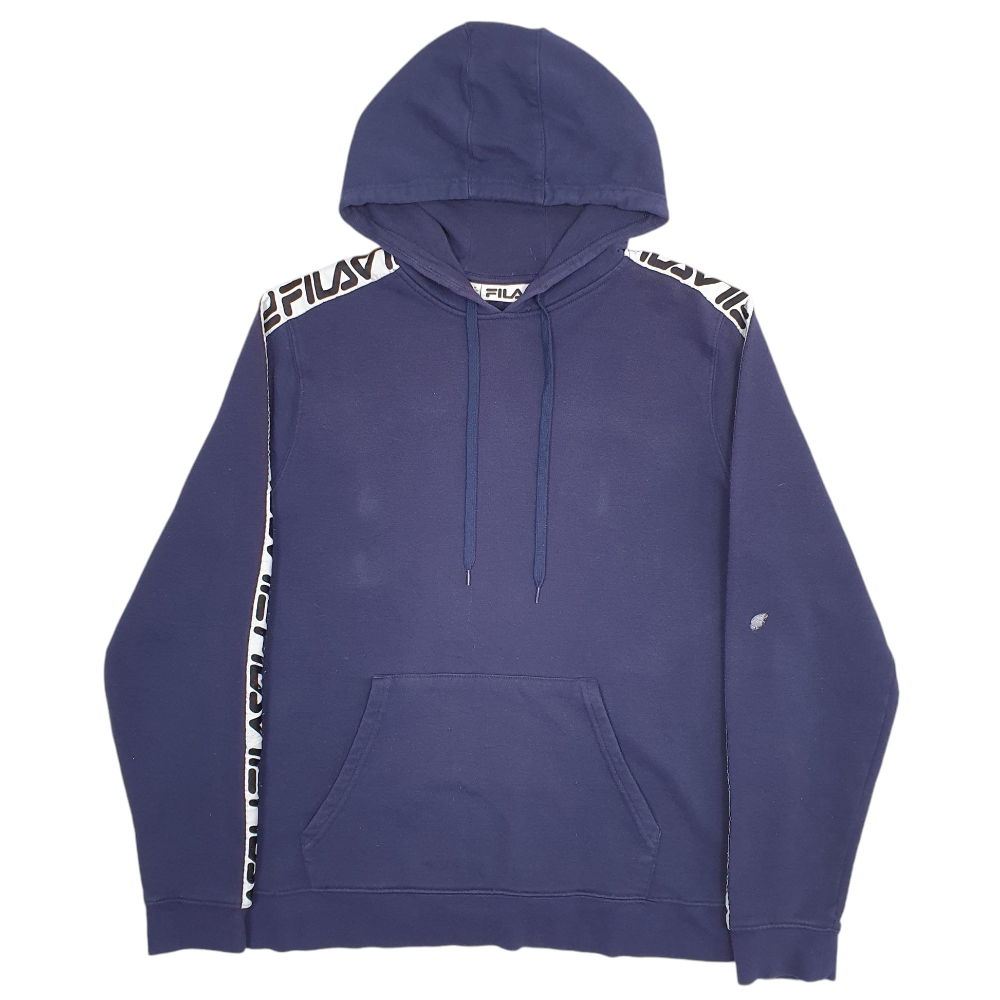 Mens Navy Fila  Hoodie Jumper