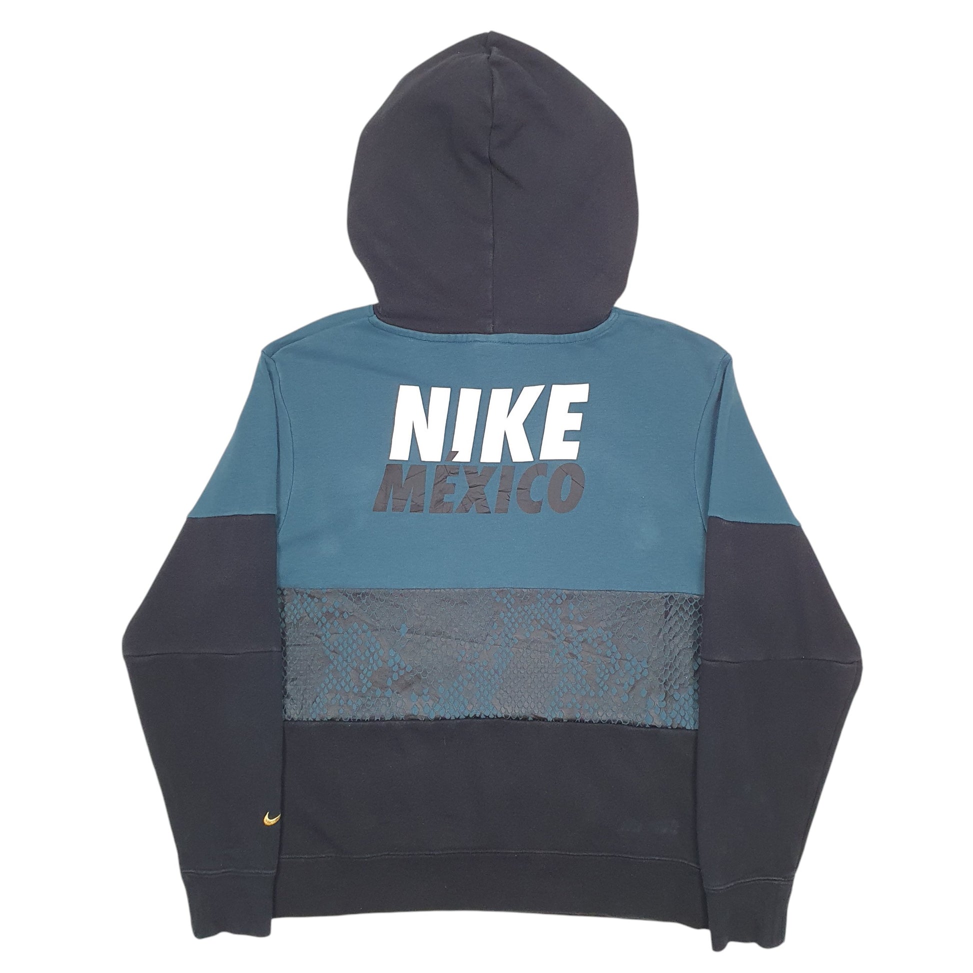 Womens Black Nike Mexico Spellout Hoodie Jumper