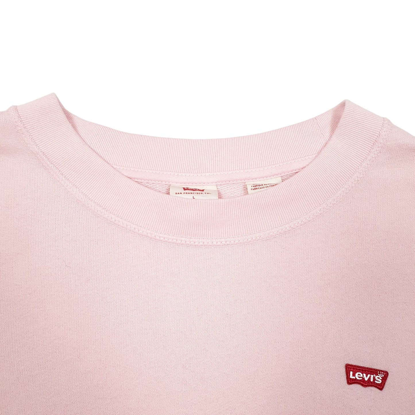 Womens Pink Levis  Crewneck Jumper