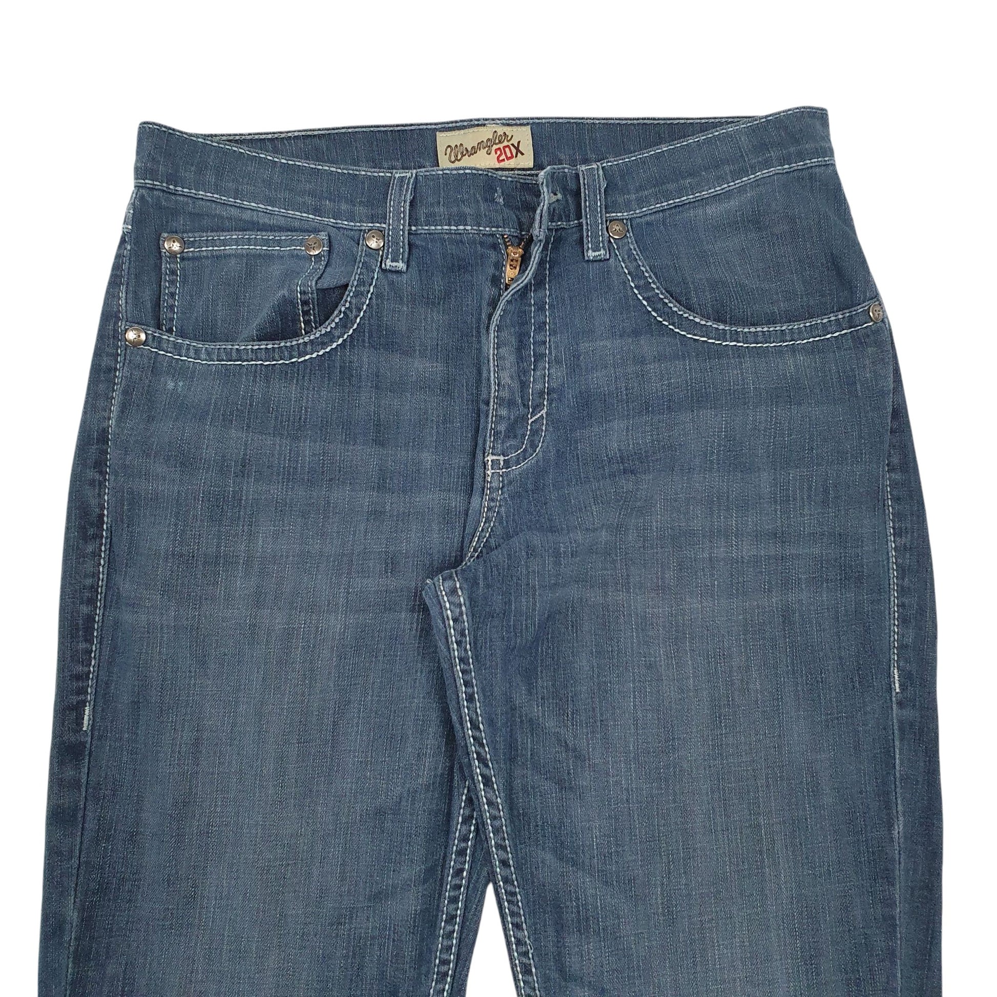 Mens Blue Wrangler 20X 42MWX JeansW33 L35