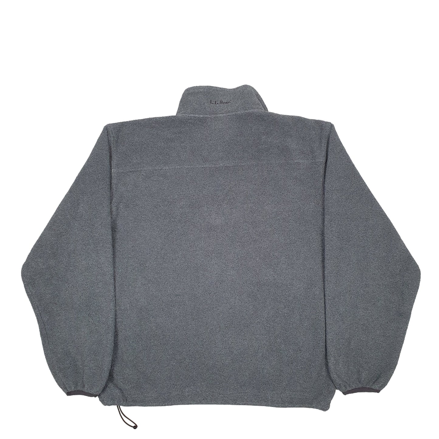 Mens Grey L.L.Bean  Quarter Zip Jumper