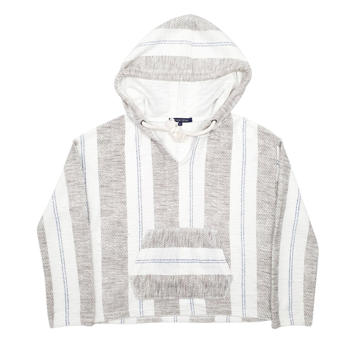 Womens White Ocean Drive  Hoodie Jumper