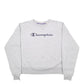 Womens Grey Champion Spellout Crewneck Jumper
