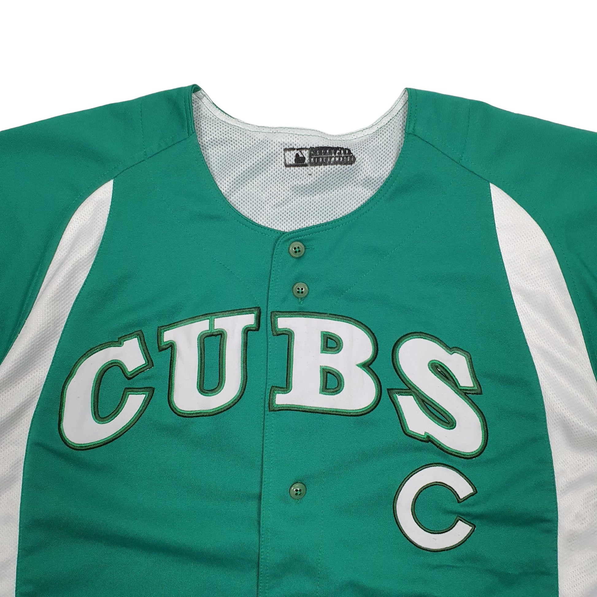 Mens Green MLB MLB Baseball Jersey Chicago Cubs Short Sleeve T Shirt