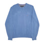 Mens Blue Tommy Hilfiger Knit V Neck Jumper