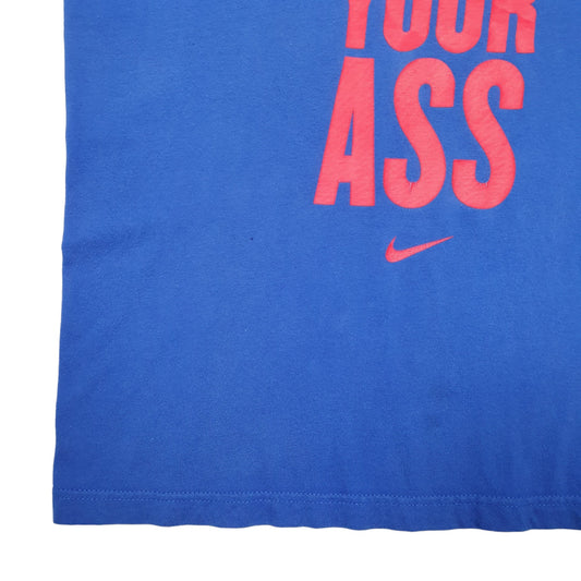 Mens Blue Nike  Short Sleeve T Shirt