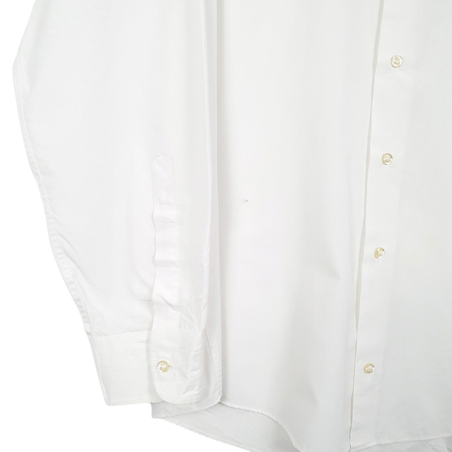 Mens White Burberry London Long Sleeve Shirt